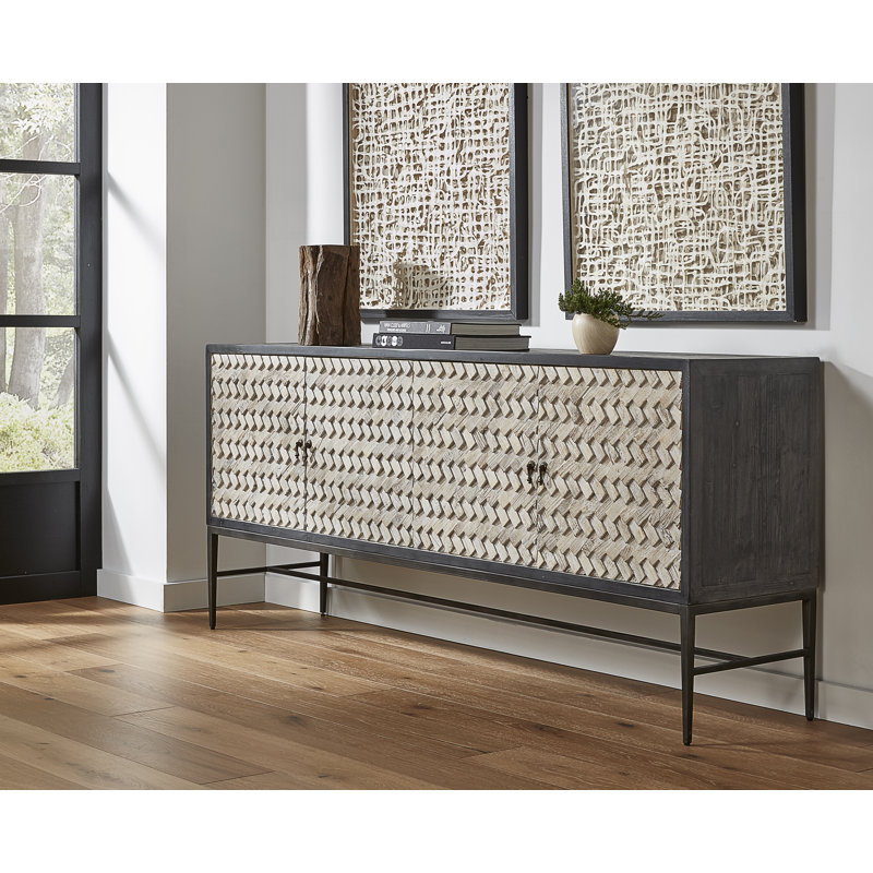Hazel 79'' W Solid Wood Buffet