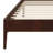Sturdy Wood Platform Bed Frame Featuring Wood Slat and Metal Support-1897872211