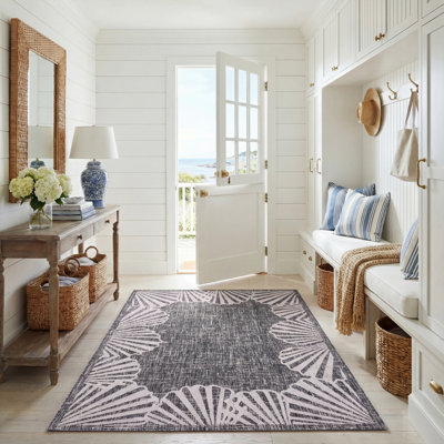 Tapis intérieur / extérieur noir Weatherby