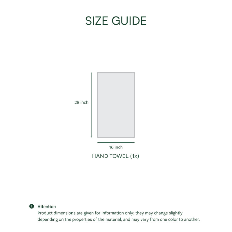 Lacoste Heritage 16X30 Cotton Hand Towel, 100% Supima Cotton, Micro-Fresh® Anti-Microbial, Meteorite