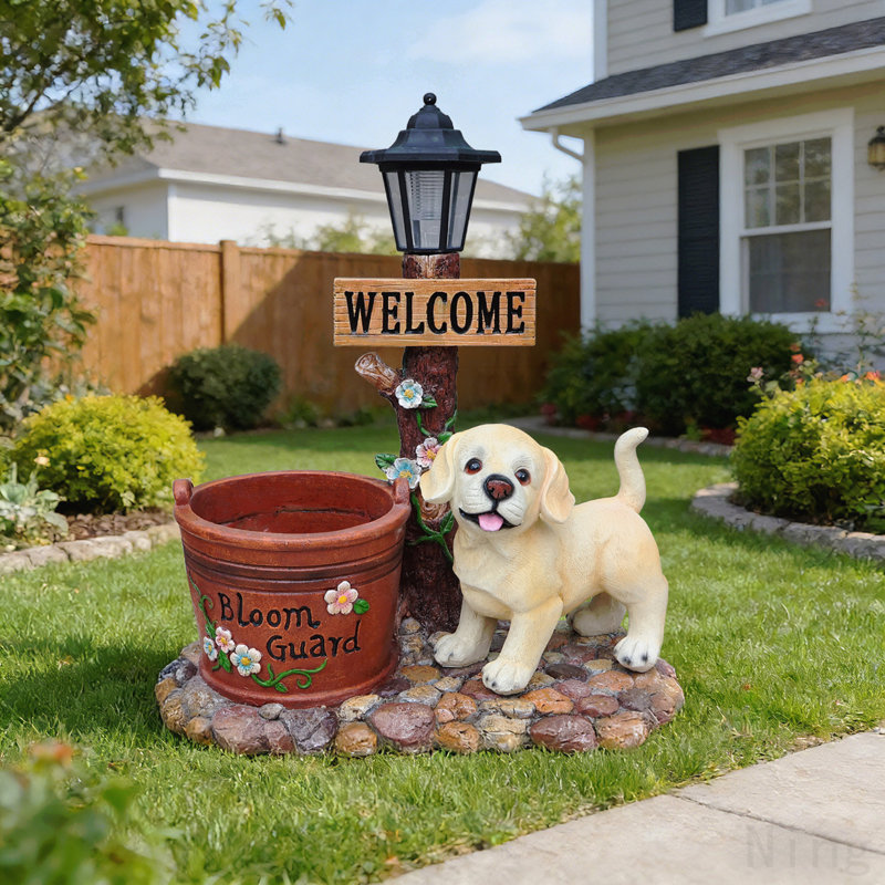 Statue de jardin Labrador