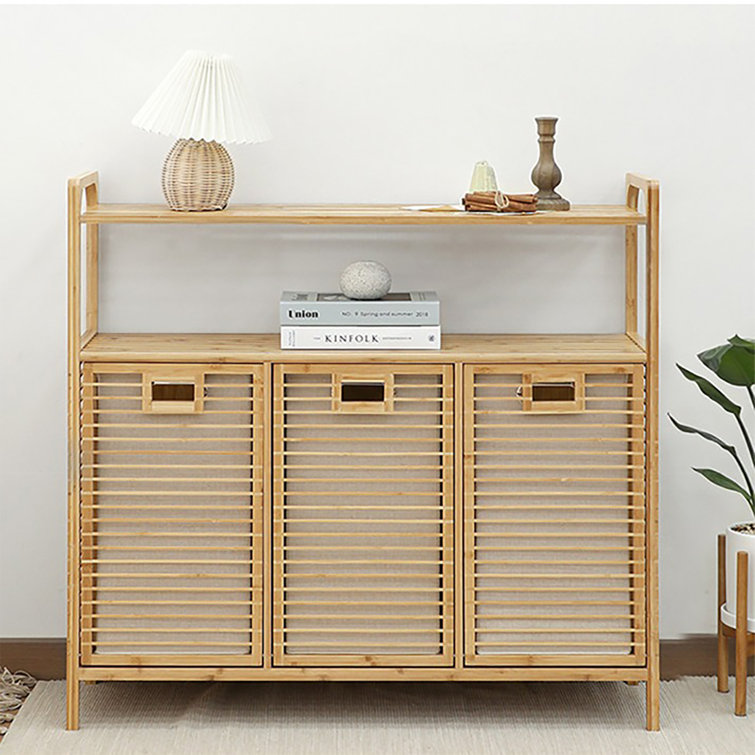 Wood Cabinet Laundry Hamper