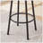 Bar Table Set With 4 Bar Stools PU Soft Seat With Backrest, 47.24'' L X 23.62'' W X 35.43'' H-1395783187-1395783184-1396705041