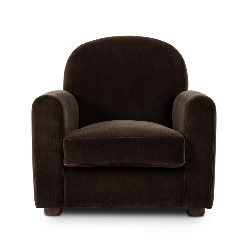 Draper Upholstered Chair, Monte Chocolate