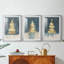 Christmas Holiday Art CXCV - reproduction sur mesure encadrée de qualité supérieure - 3 pièces-1416258431-1416258427