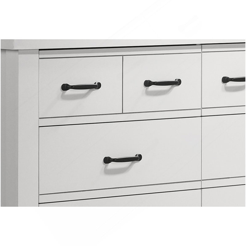Commode blanche 6 tiroirs Cassini