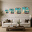 «Retro Beach» par CAD Designs - Impression sur toile-130887429