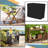 High Density Multipurpose Waterproof Bar Cart Cover,Outdoor Serving Cart Cover, Beverage Cart Cover-346688944