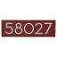 Plaque d’adresse murale sur 1 ligne flottante-41303794-41299752-41299898
