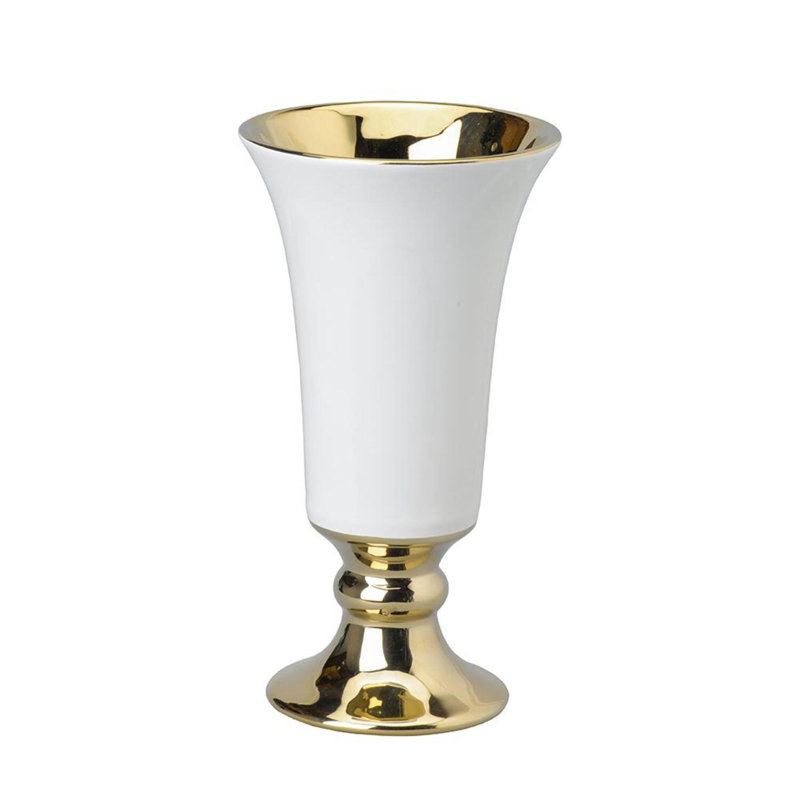 Vase de table sur pied Thies, H 9,7 po x l 5,1 po x P 5,1 po