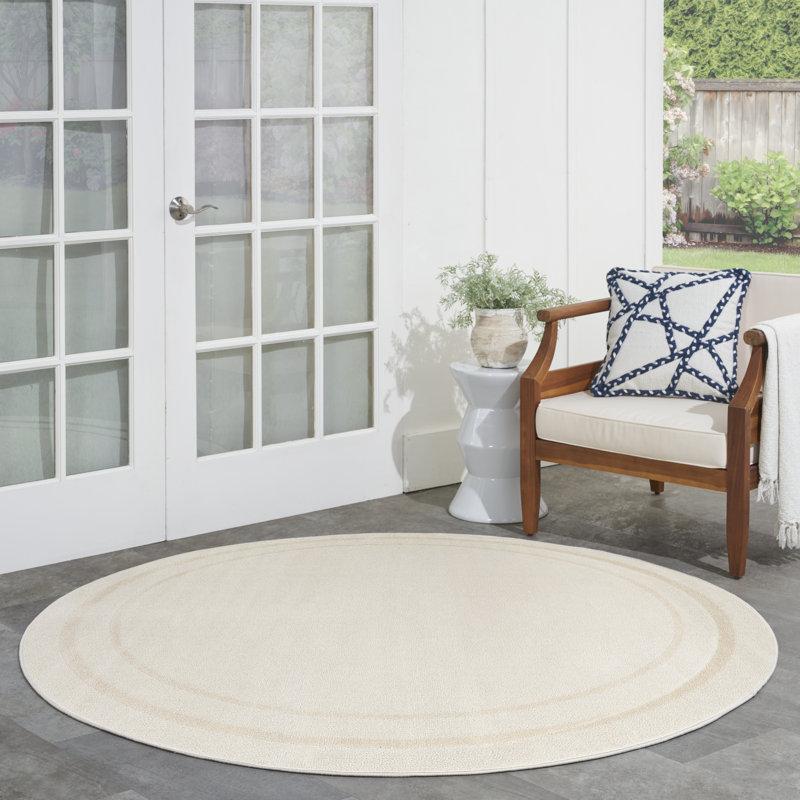 Tapis intérieur / extérieur Sandy, Rond 8 pi