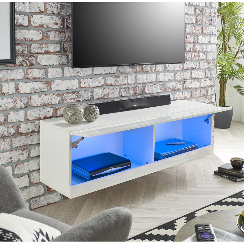 Ganzi TV Stand for TVs up to 65", White