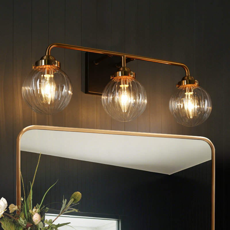 Éclairage pour meuble-lavabo à 3 lumières Yedidal