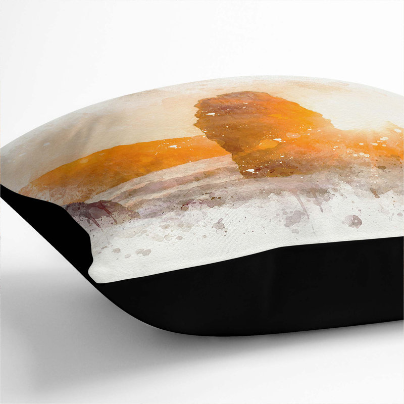 Square Cushion, Black, 55cm H x 55cm W x 20cm D