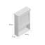Kelaa 470mm W 670mm H Surface Framed Medicine Cabinet Mirror 3 Adjustable-21213716