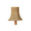 Bell Whitewashed Chandelier Shade-1823978097