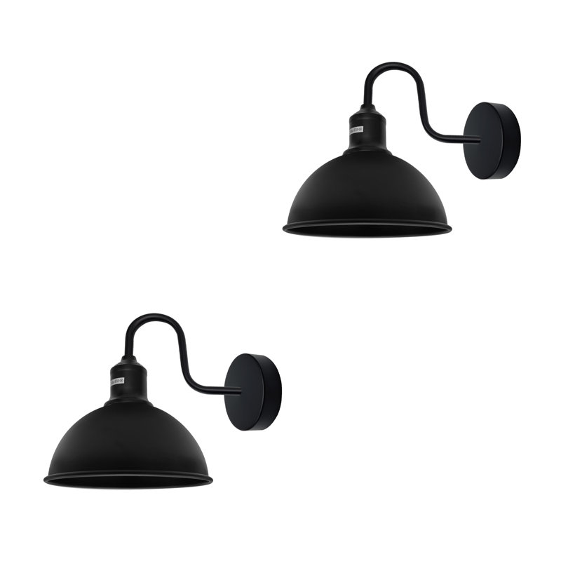 Foshee Armed Sconce, Black
