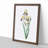 Elder-scented Iris Flower by Pierre-Joseph Redoute - Picture Frame Painting Print-55539617-55539616