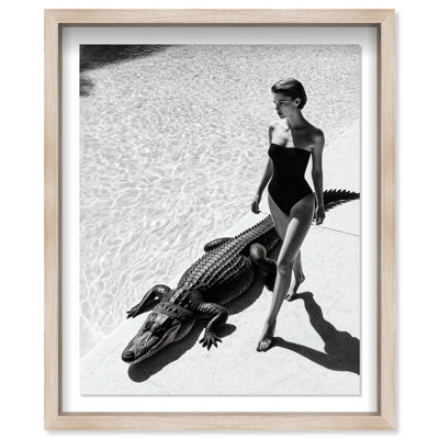 Reptilian Elegance II Print by Oliver Gal