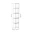 Channelle Freestanding 5-Tier Narrow Bookcase with Modern Design-39150621