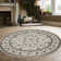 Ackermanville Ivory/Cream Bone Area Rug