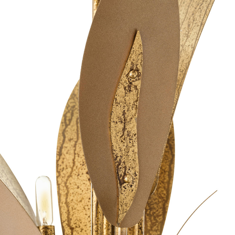 Luminaire suspendu en feuille de jade
