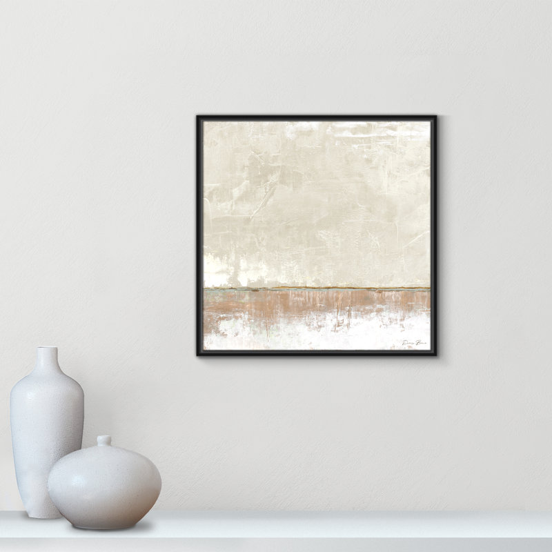 Delevan Better Days 2 - Floater Frame Print on Canvas, 25.5" H x 25.5" W, Black