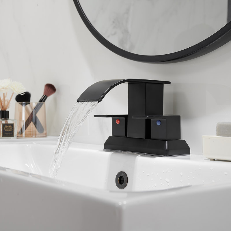 Centerest 2-Handle Bathroom Faucet with Drain Assembly