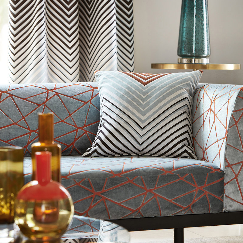 Zola Fabric, Stone