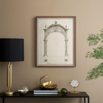 Arch Framed Print - Solid Wood