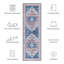 Tapis oriental beige / bleu-905921022