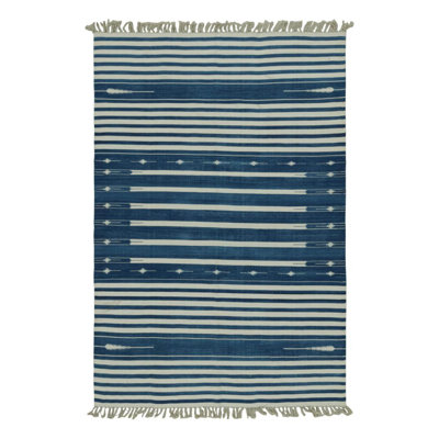 Dhuree Cotton Striped Area Rug