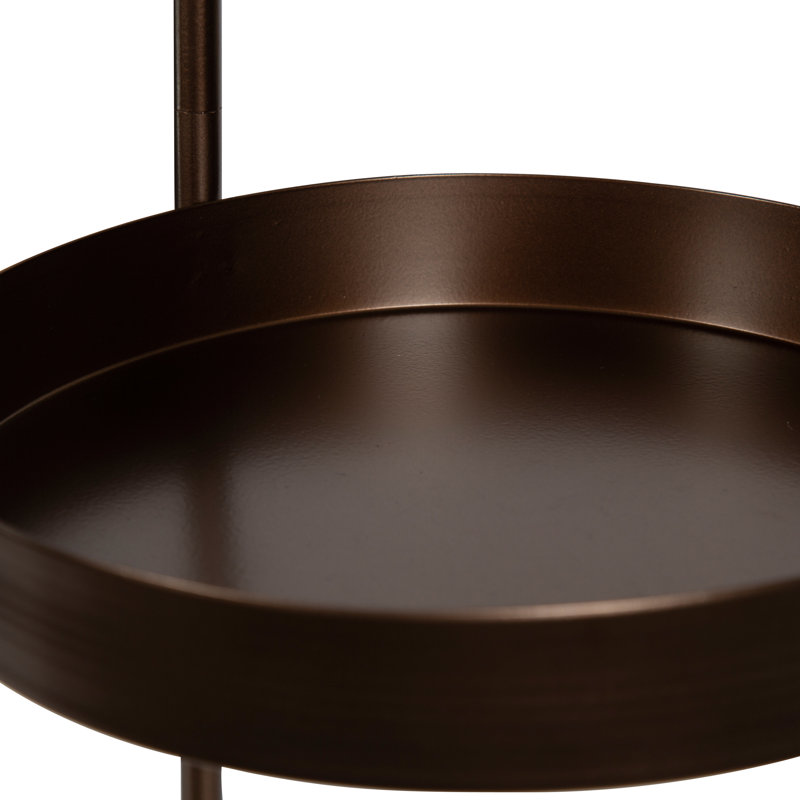 Lofgren Plant Stand, Bronze, 30" H x 10" L x 10"D