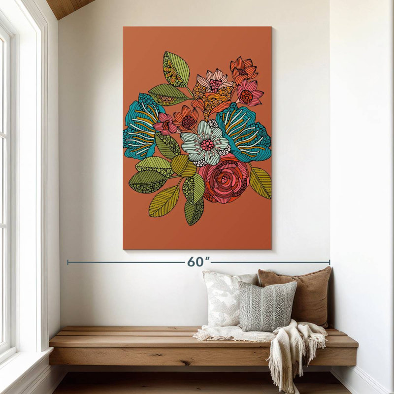 Harnek Floral I, 51" H x 34" W