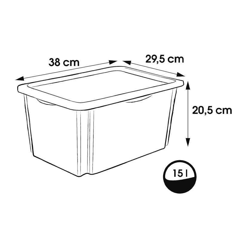 Keeeper Plastic Decorative Bin