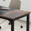 Bureau de direction 63 pouces avec structure en métal épais, surface de travail spacieuse et finition blanche moderne pour la maison ou le bureau