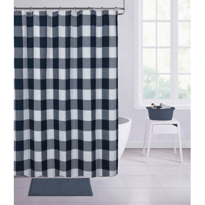 Rideau de douche 100% coton Elaiza