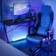 Adjustable Height Steel Computer Desk