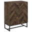 Armoire d'appoint rustique et bronze industriel