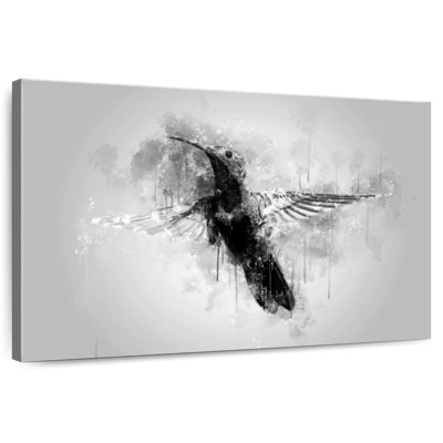 Brampt Small Hummingbird Black And White