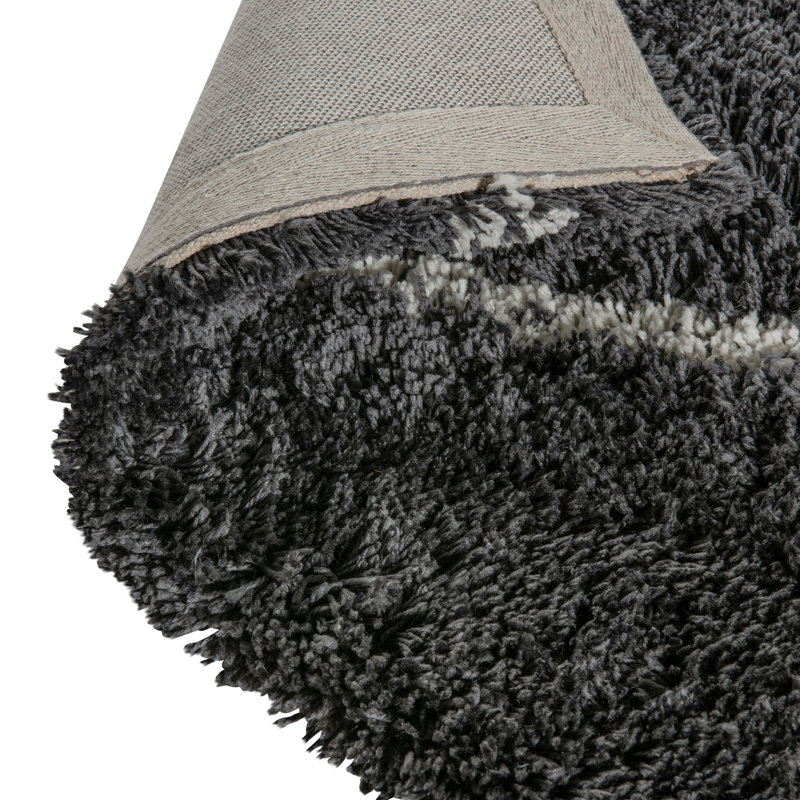 Tapis à poils longs Brittain Diamond, Rectangle 8 pi x 10 pi