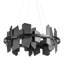 Ardesia 1 - Light Unique Geometric LED Pendant with Slate Accents-55646114