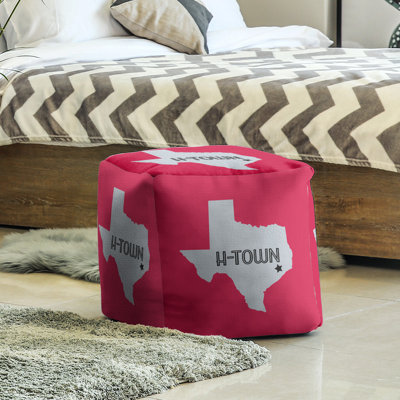 Upholstered Polyester Blend Cube