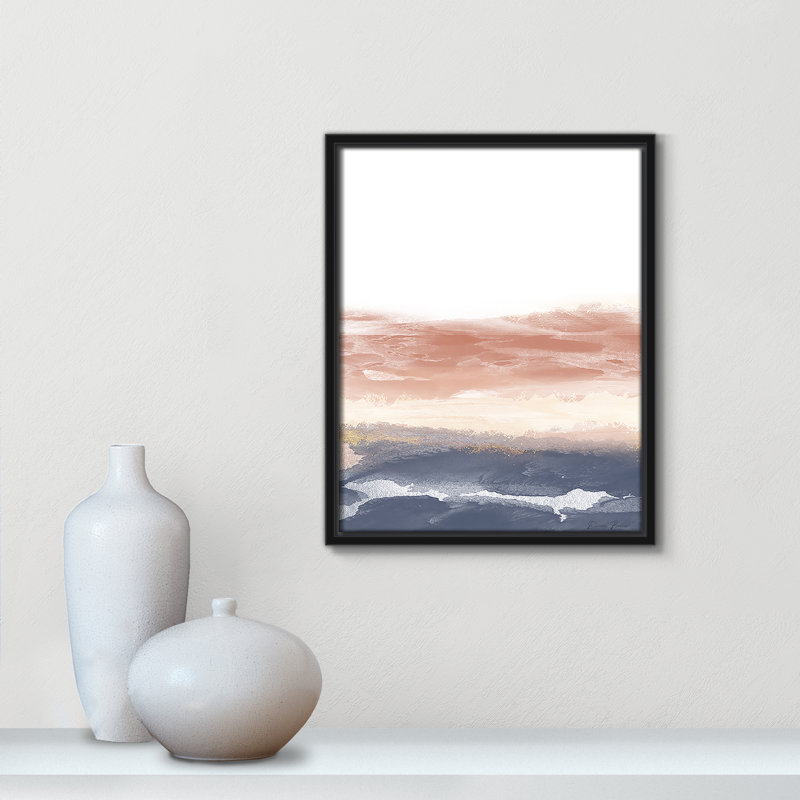 Pomeline Endurance - reproduction de cadre flottant sur toile, H 15,5 po x l 12,5 po x P 2 po, Noir