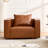 50” W Leather Accent Armchair-890282750