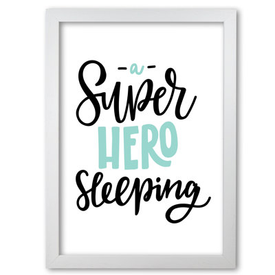 Superhero Sleeping - Print