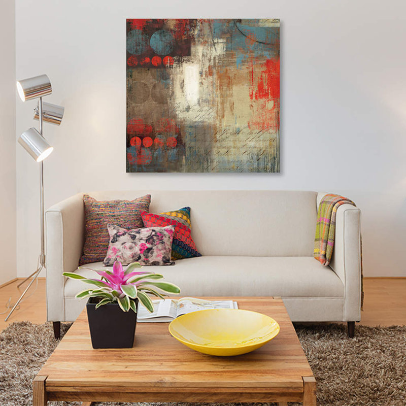 « conseil ii », impression sur toile, H 12 po x l 12 po x P 0,75 po, Pas de tapis, Toile tendue