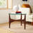 Etna Glass Top End Table