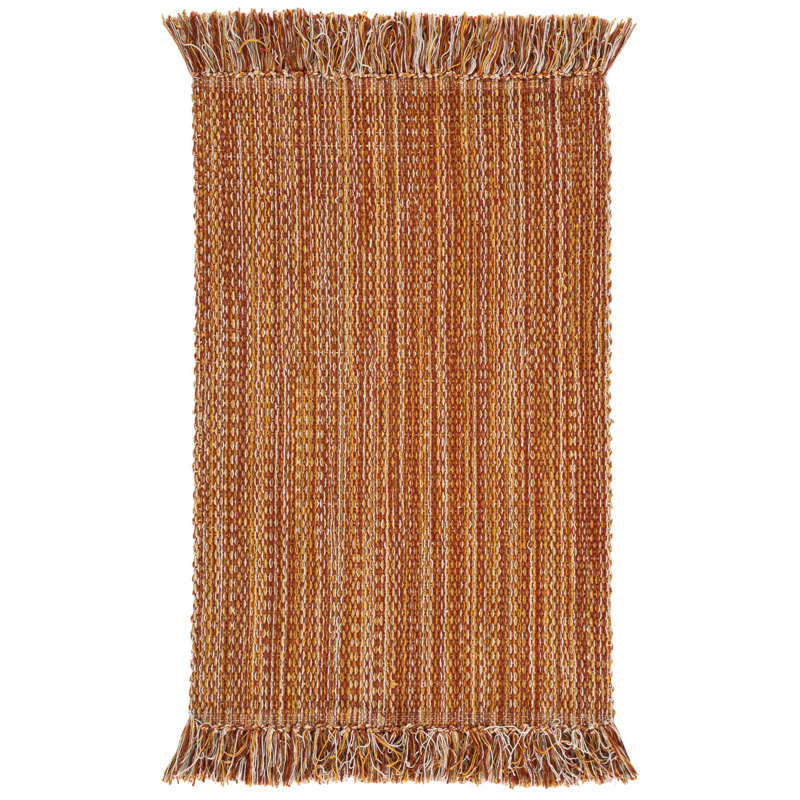 Tapis Montauk 324 tissé à la main en coton recyclé, sans motif, Rectangle 9' x 12'