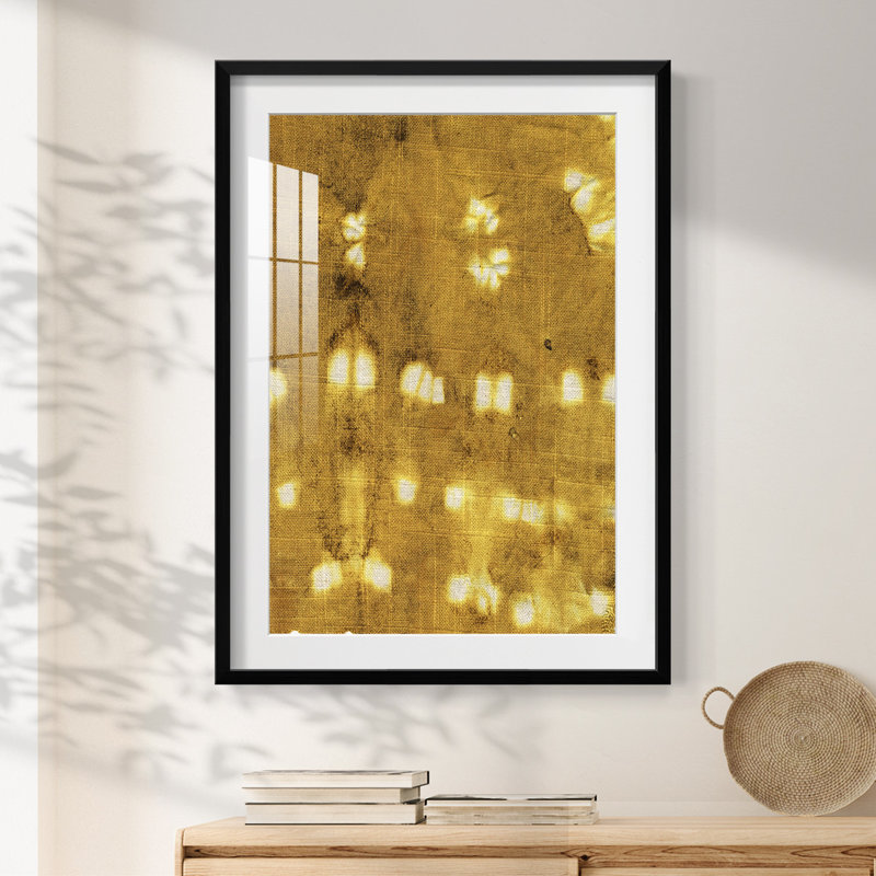 Turmeric Sunrise I - impression encadrée, H 28,5 po x l 20,5 po, Noir